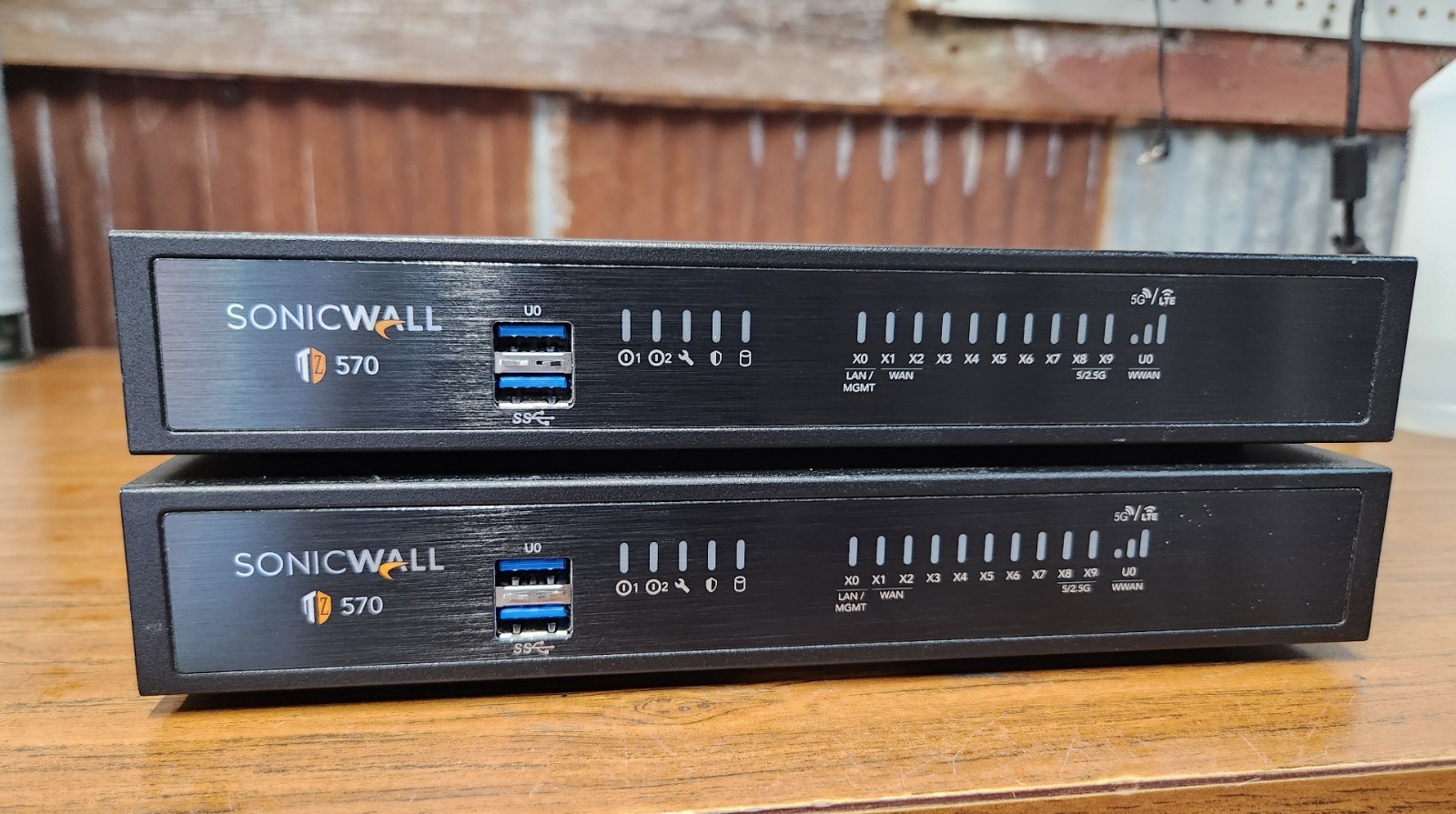 [Lot 2x] SonicWall TZ570 Firewall / Network Security Appliance - Untested/No PS
