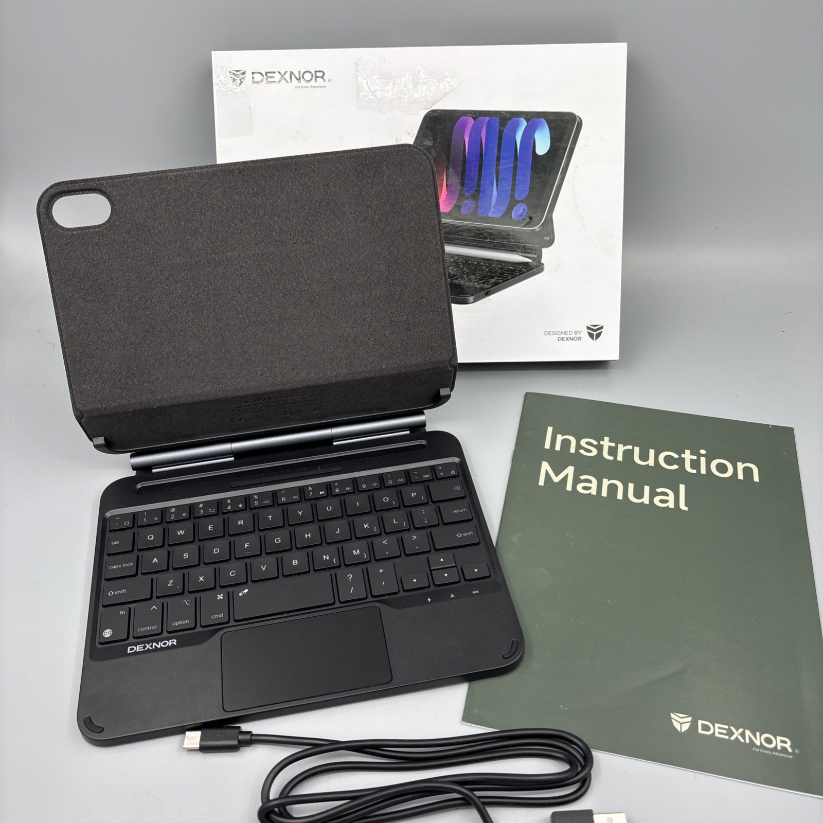 Dexnor for iPad mini 7 (A17 Pro)/Mini 6 Case with Keyboard 8.3" Floating