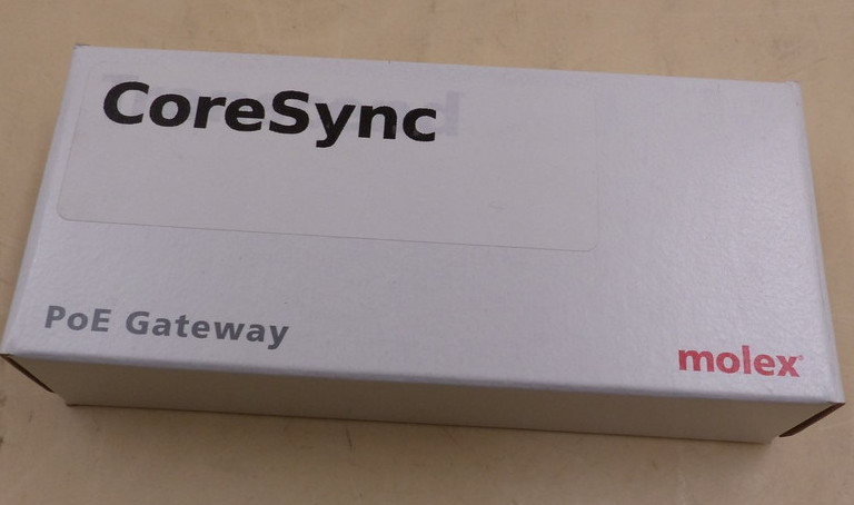 MOLEX 1807981000 CORESYNC POE GATEWAY 90W 802.3BT SILVER 180798-1000