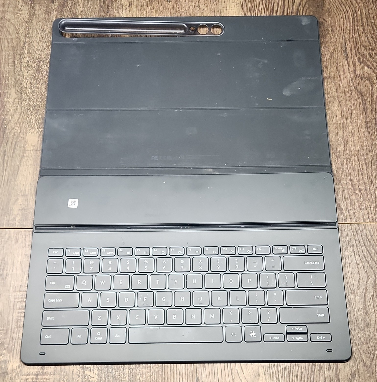 Samsung Book Cover Keyboard Folio Case w/ Keyboard & Stand, Black
