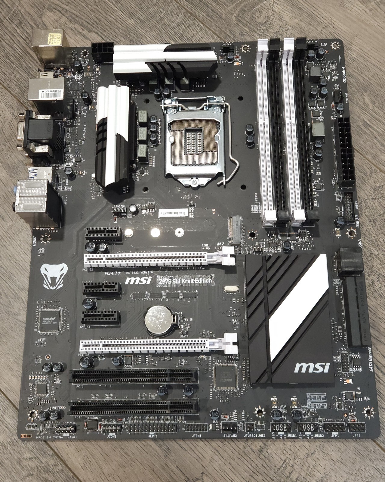 MSI Z97S SLI Krait Edition ATX motherboard