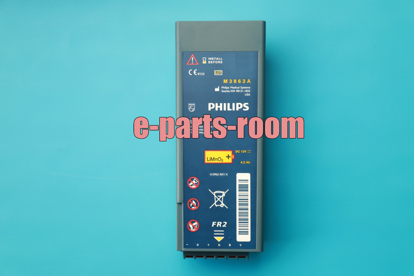 New M3863A M3860A M3861A M3840 Battery for Philips HeartStart FR2, FR2 +