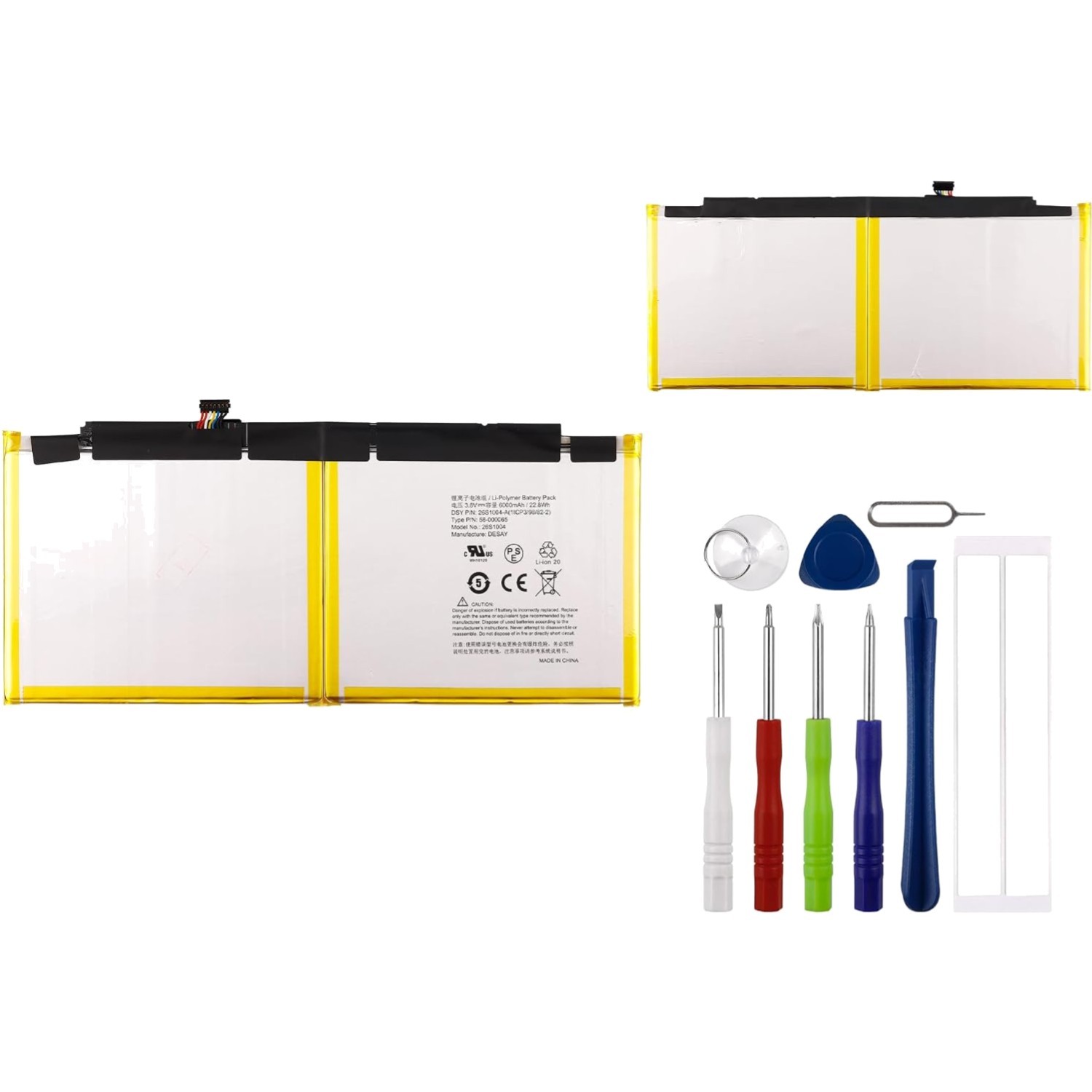 HDX 8.9" Battery Replacement Kit