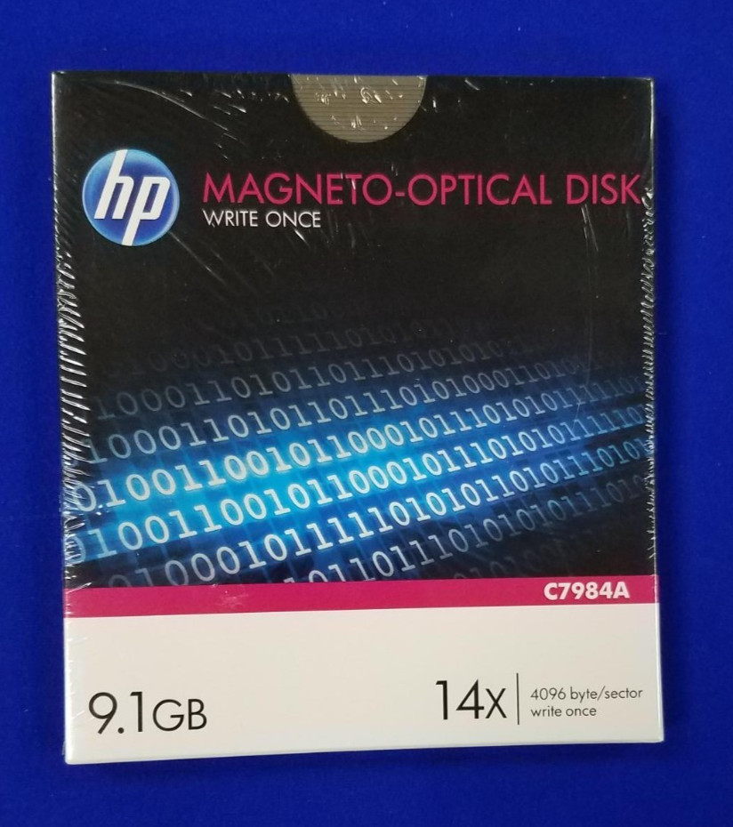 HP C7984A Magneto-Optical Disk 9.1GB 14X 4096 Byte/Sector Write Once