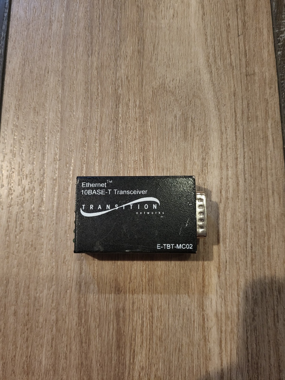 Transition Networks E-TBT-MC02 Ethernet 10Base-T Transceiver Good Condition 