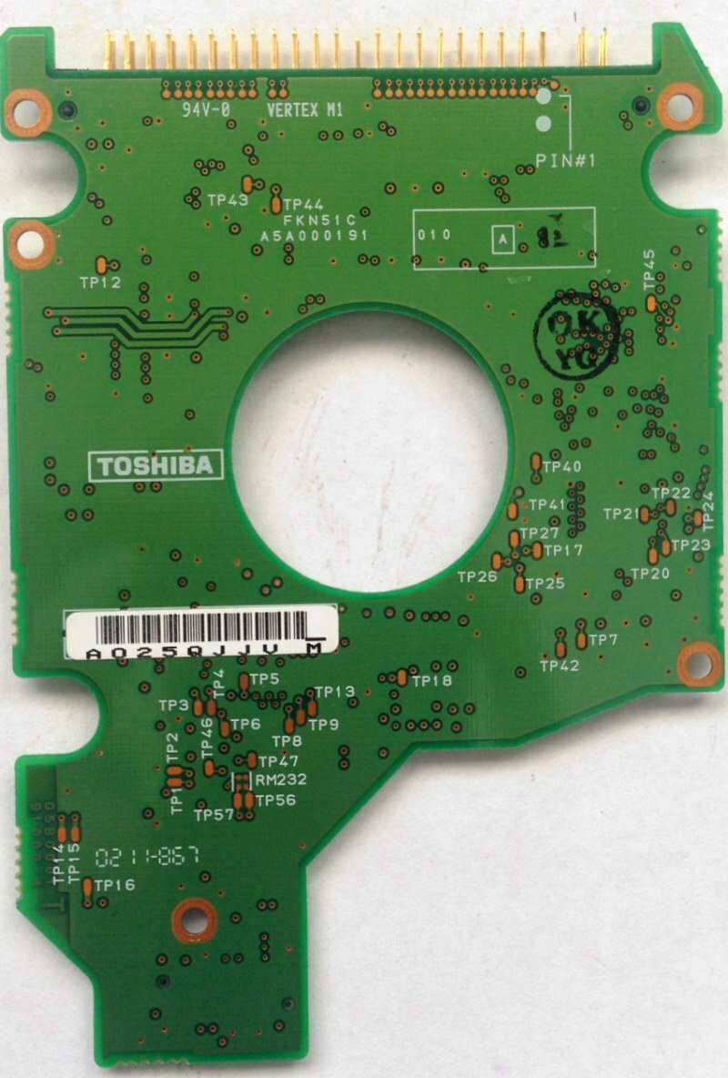 PCB MK4019GAX G5B0001 91000-A HDD2171 D ZE01 T Toshiba