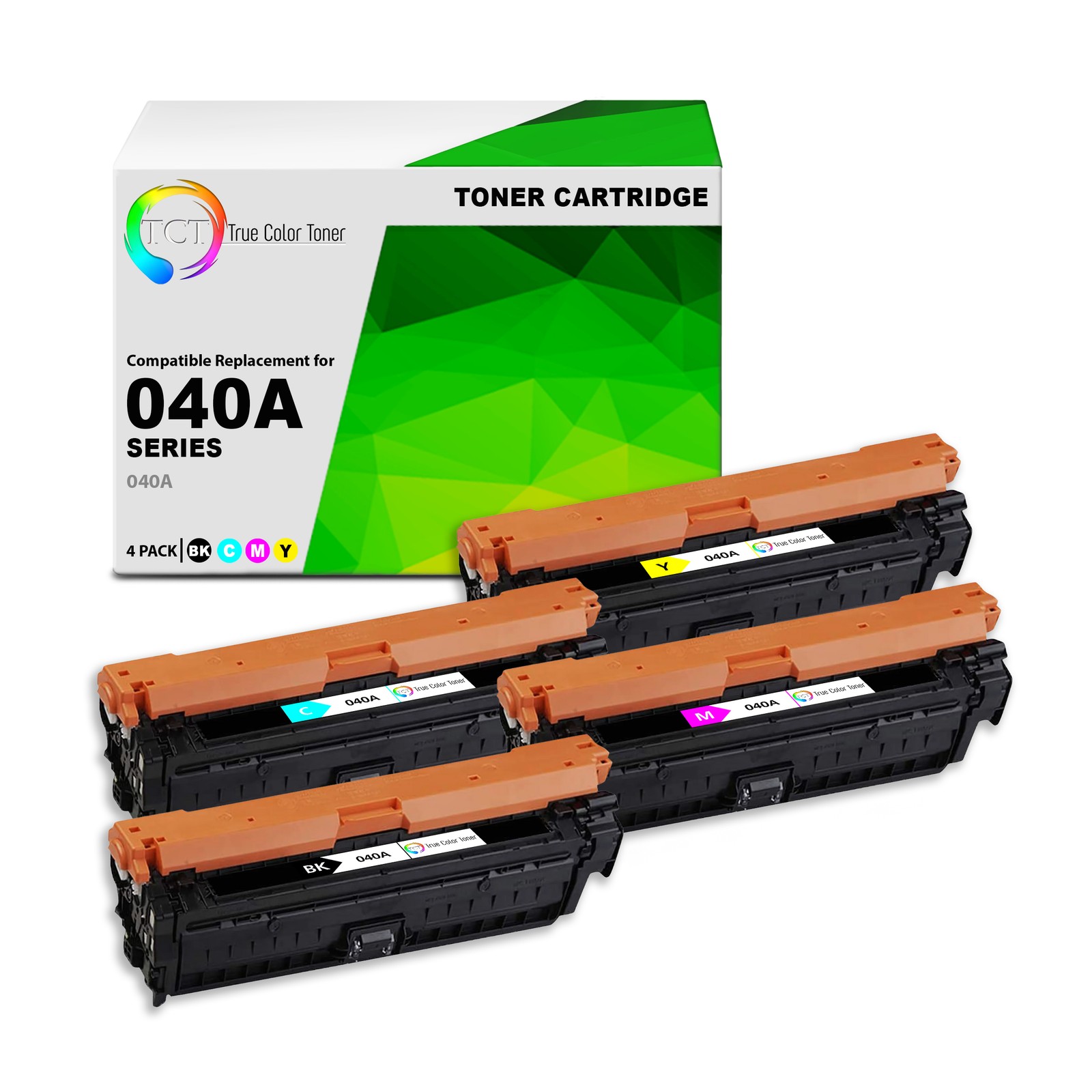 4Pk TCT 040 For Canon LBP712CDN 712CX Black Cyan Magenta Yellow Compatible Toner