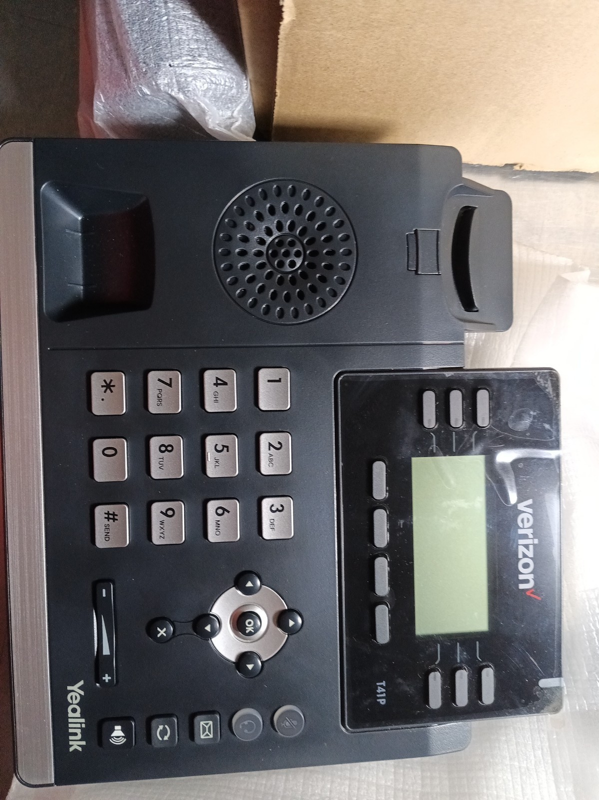 Yealink SIP-T41P Corded VoIP Desk Phone Open Box No Owners Manual 