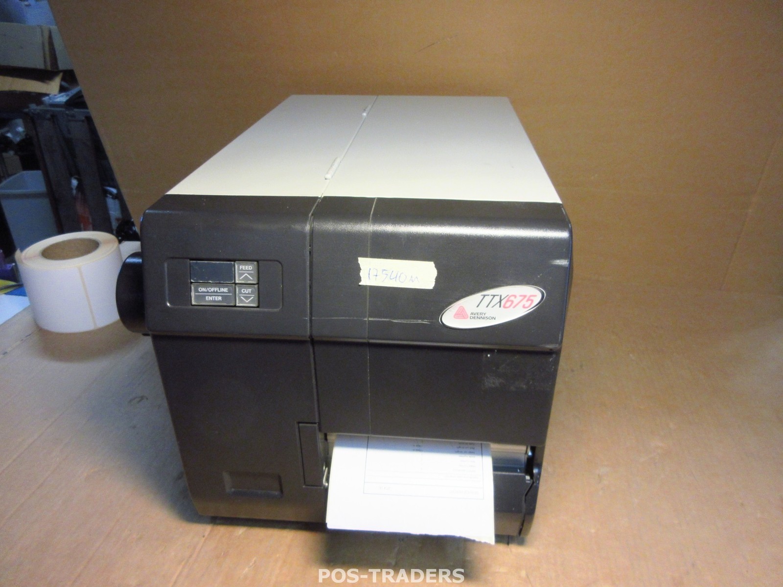 AVERY TTX 675 Direct Thermal Transfer Label Printer Parallel Serial 17540 METERS