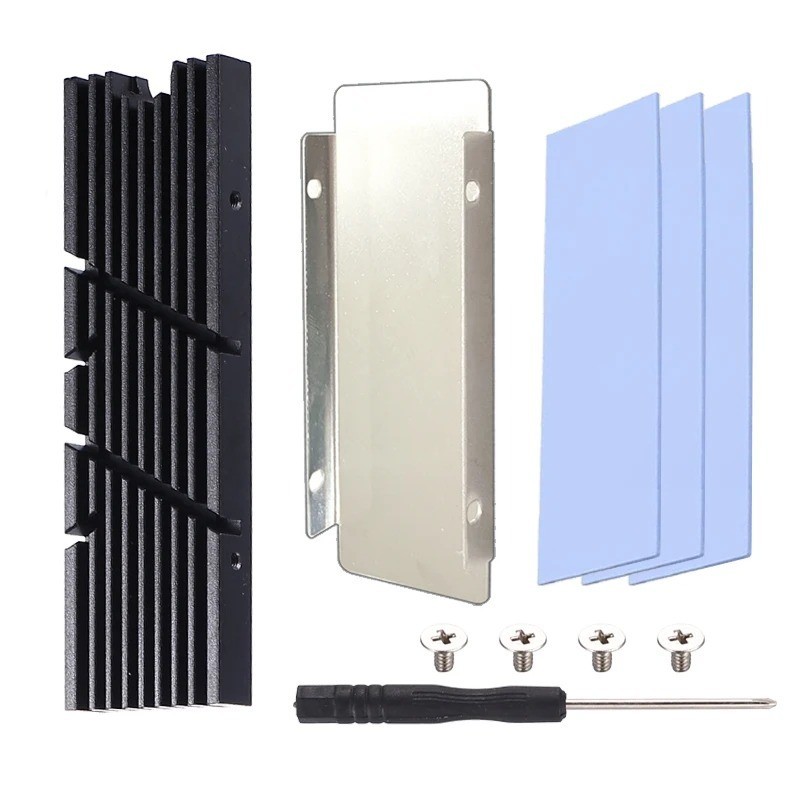 GPUHOLD M.2 SSD Heatsink NVMe NGFF 2280 Aluminum Cooler for PC PS5