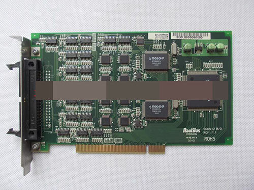 1pc used HYOSUNG Nautilus SCOM12 B/D REV:1.1 RS232 acquisition card