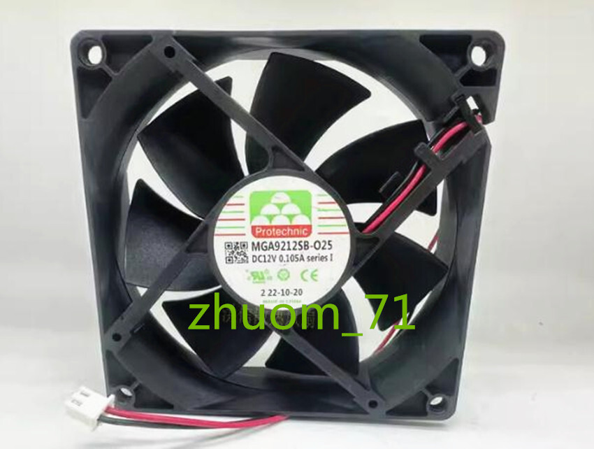 1PC Protechnic 9025 MGA9212SB-O25 DC12V 0.105A 9225 cooling fan