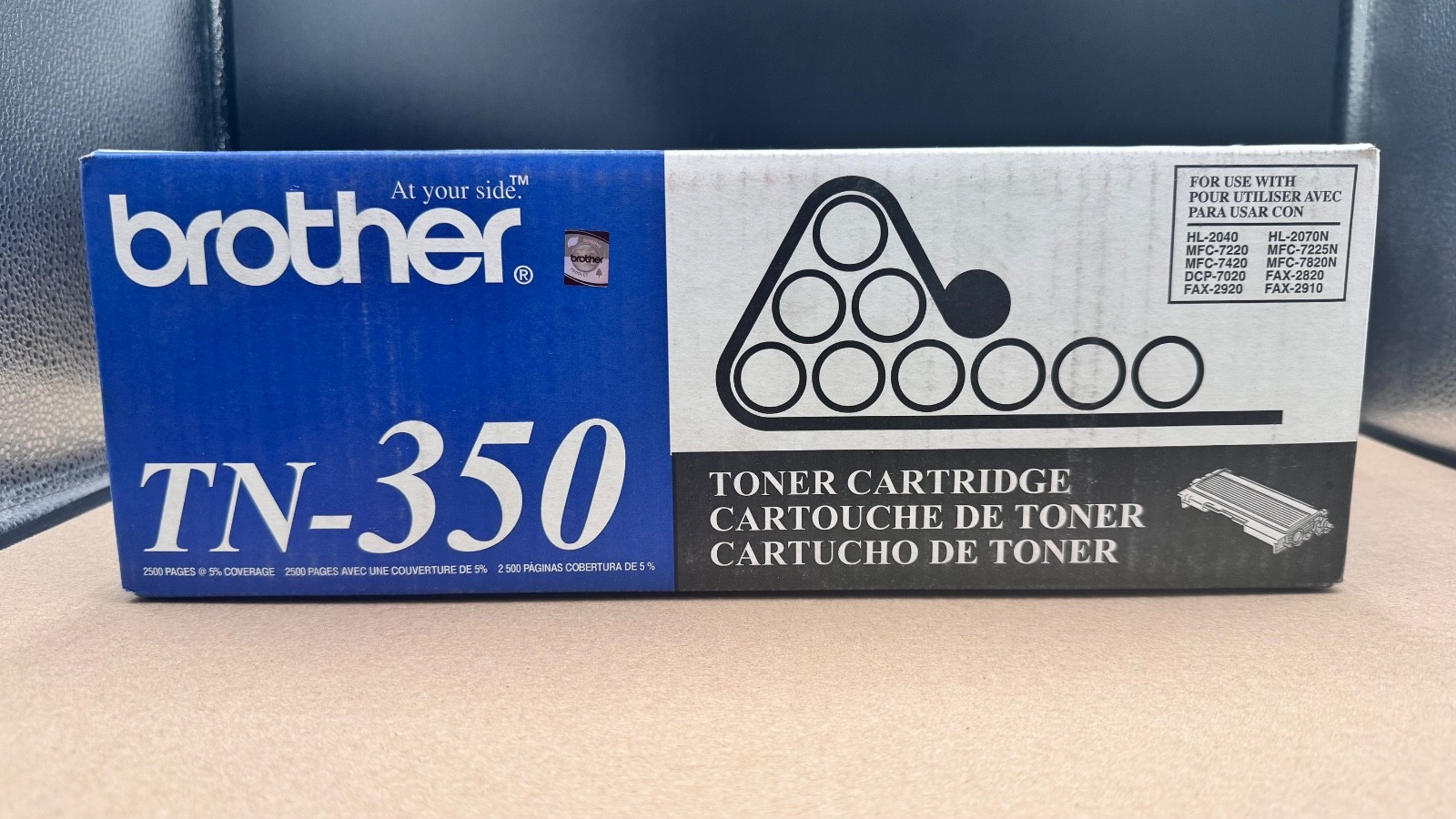 Genuine Brother TN-350 Black Toner Cartridge