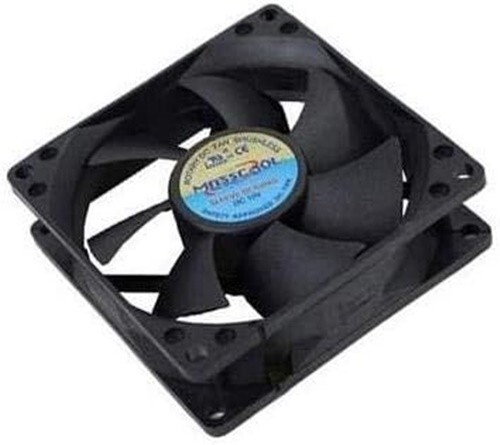 Masscool 80mm Cooling Fan 3-Pin Motherboard / 4-Pin PSU Connector Fan FD08025S1M