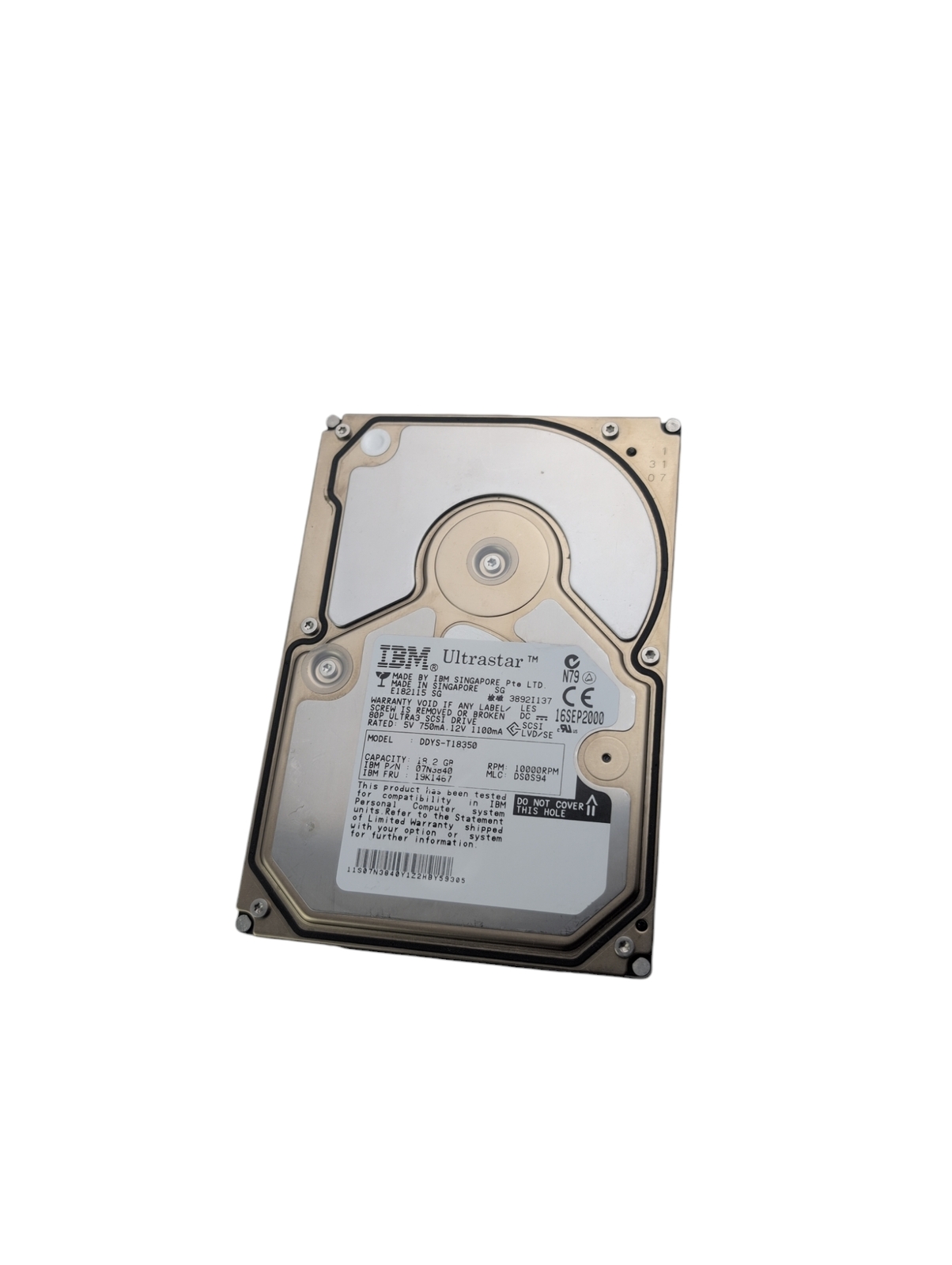 IBM Ultrastar 36LZX DDYS-T18350 P/N: 07N3840 18GB