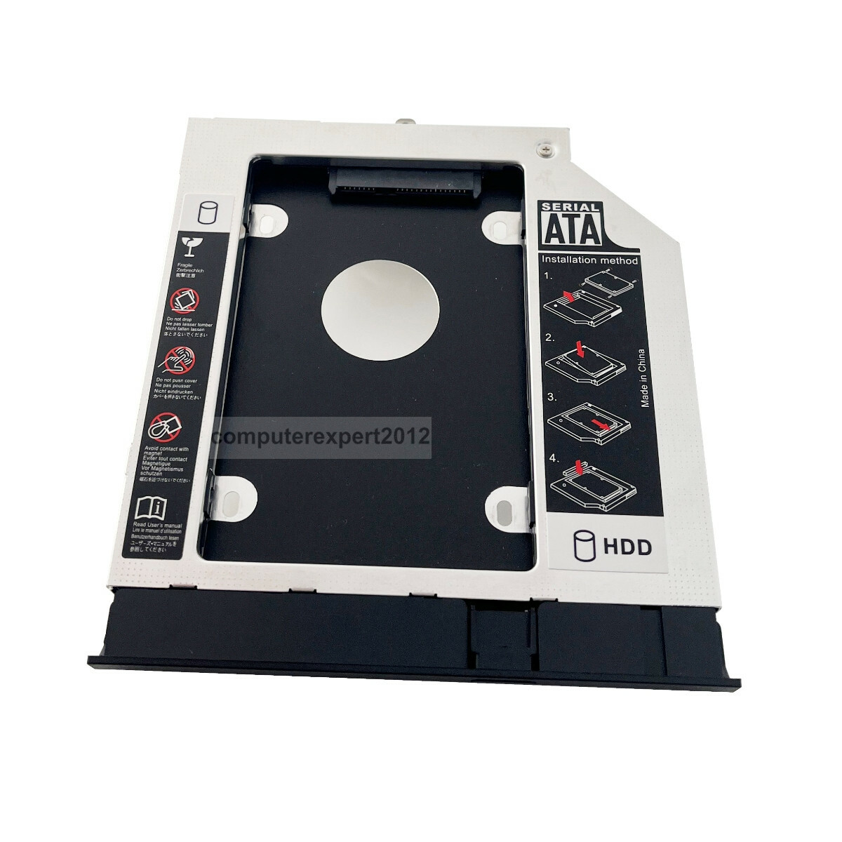 2nd 2.5 HDD SSD hard drive Caddy Bezel Bracket for Acer E1-510G E1-570G E1-572G