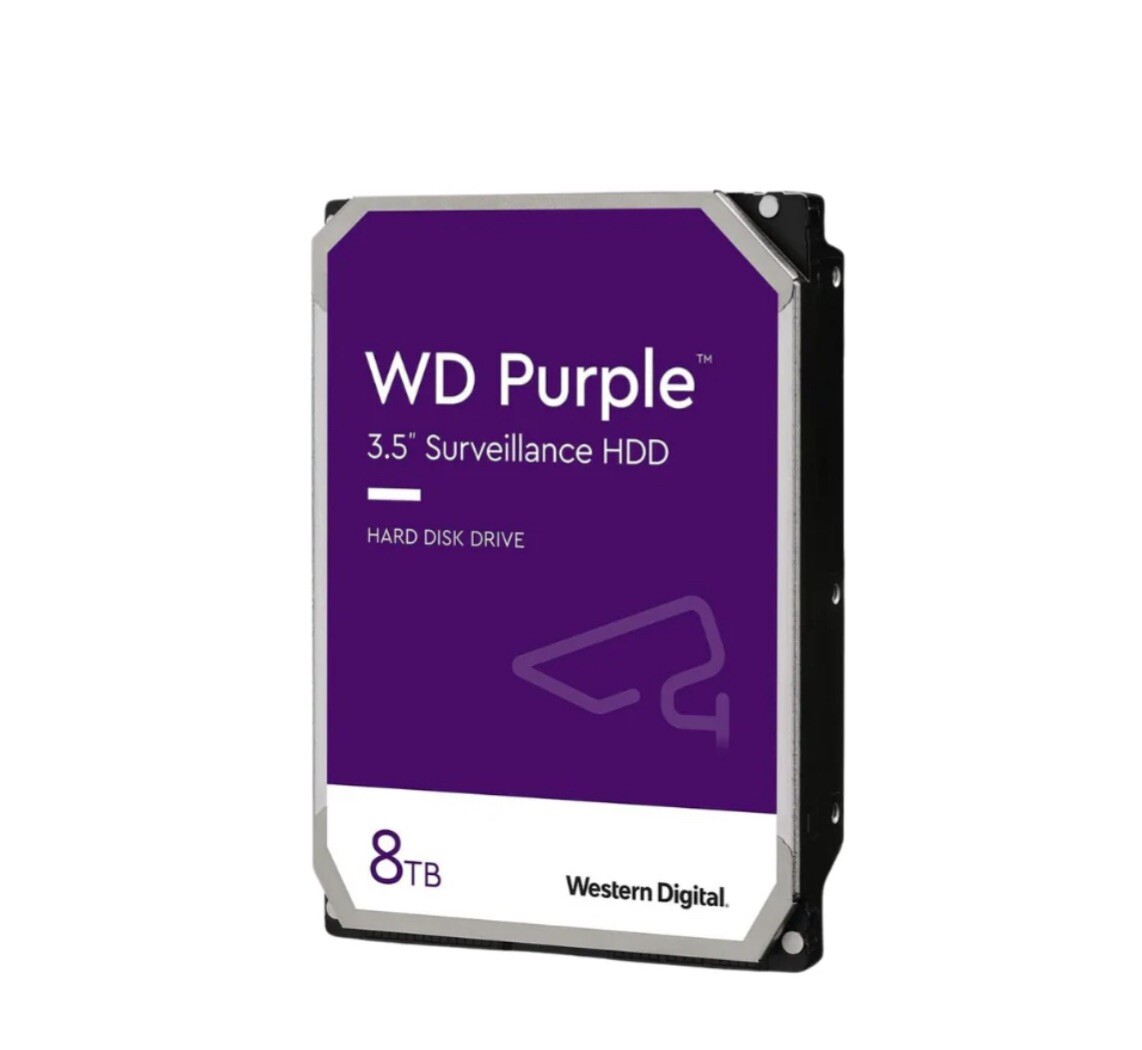 Western Digital WD Purple Surveillance Internal Hard Drive HDD 8TB New Sealed