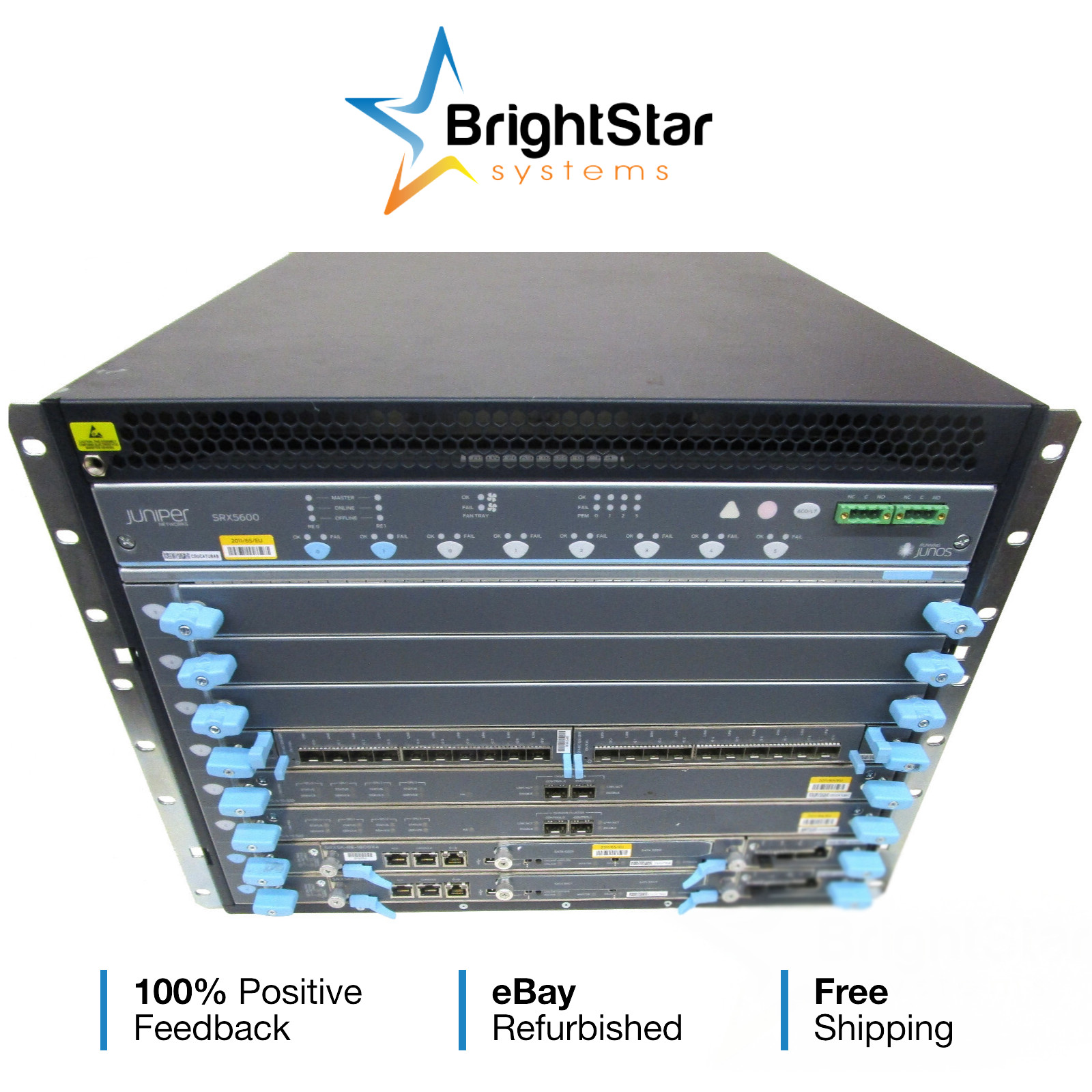 Juniper SRX5600X w/ 4x SRX5600-PWR-2520-AC | 2x SRX5K-SCB3 | 2x SRX5K-RE-1800X4.