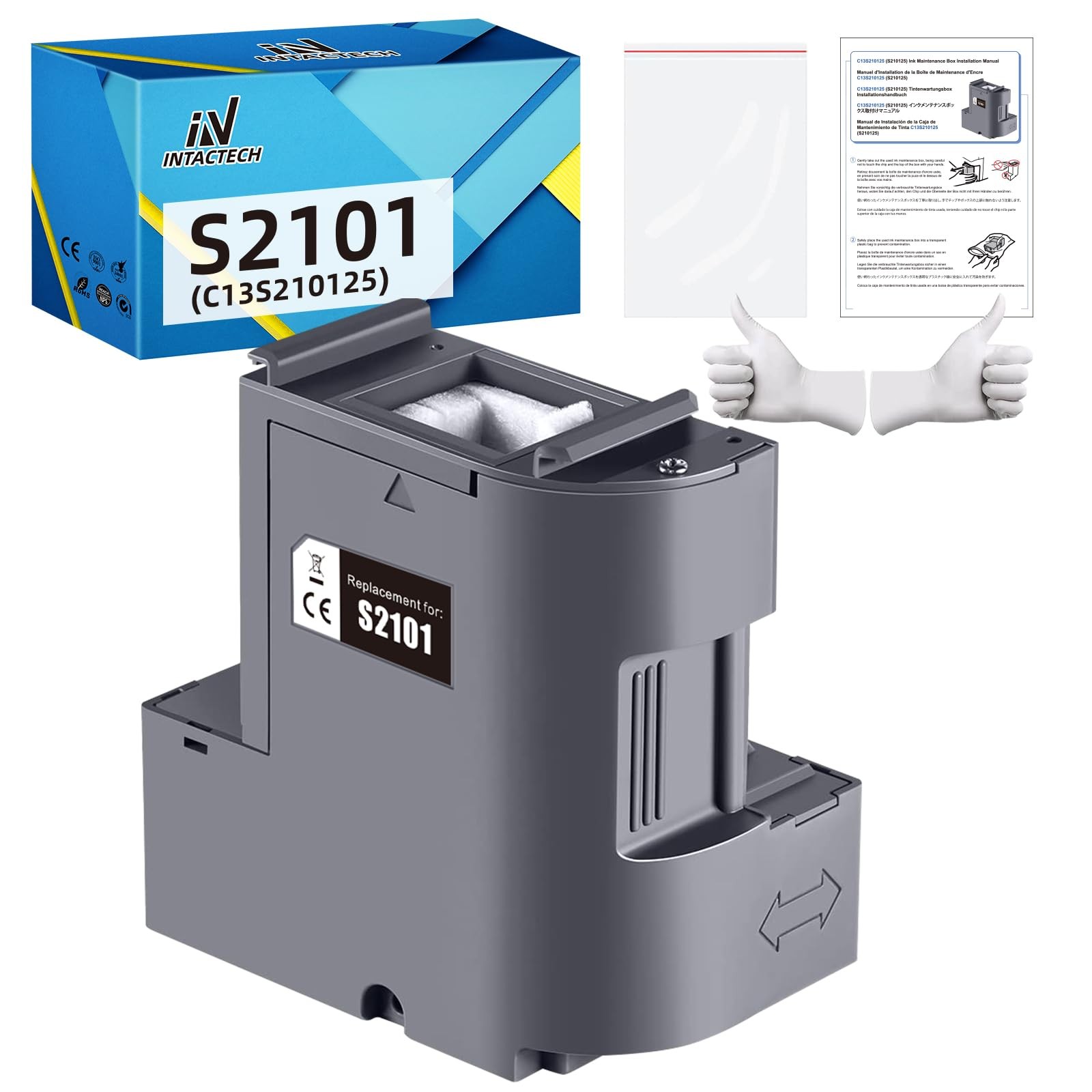 C13S210125 S210125 Maintenance Box for Surecolor SC-F170 SC-F100 SC-F130 SC-F...