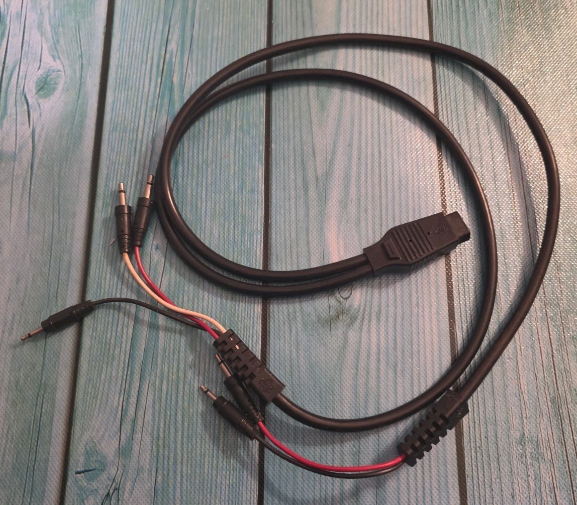 🔥TI-99/4A TI99 Home Computer Black Dual CASSETTE CABLE PHA 2000🔥