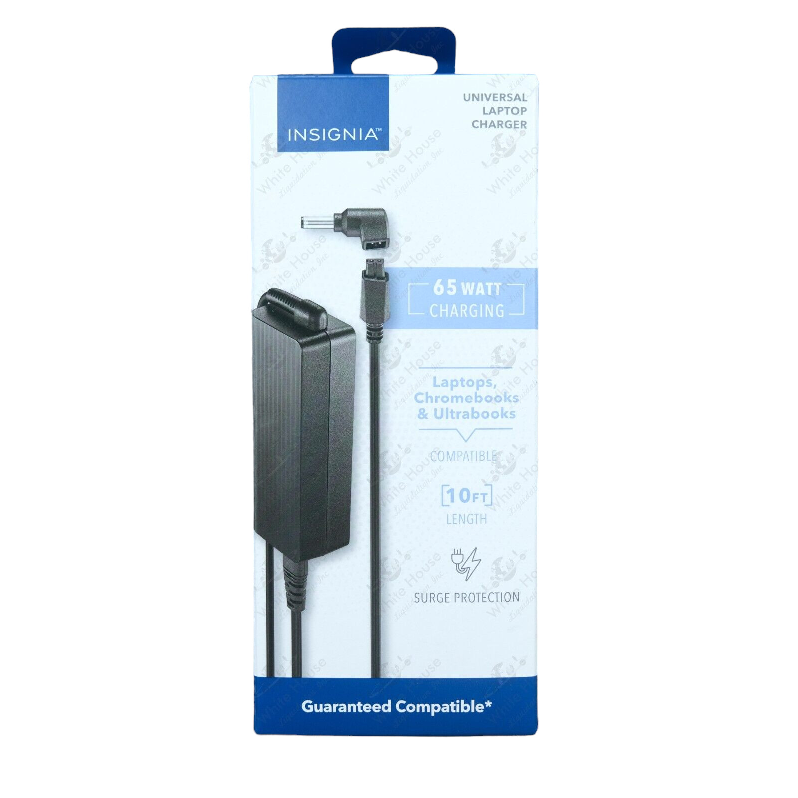 Insignia- Universal 65W Laptop Charger - Black (261534) - NS-PWL965 - NEW