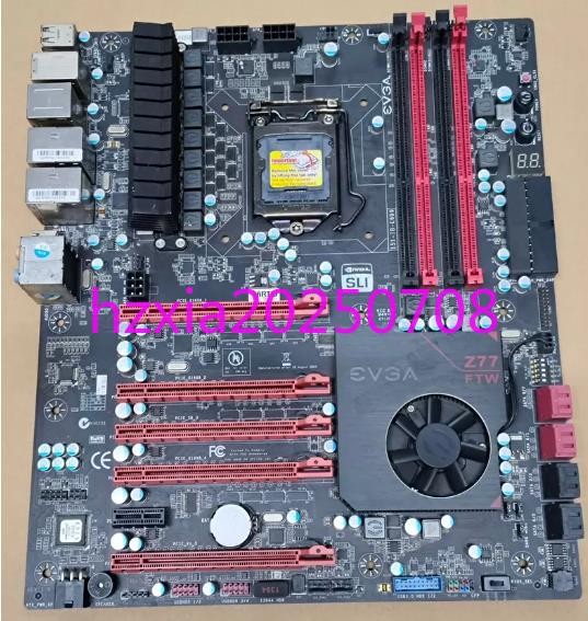 1pc used  EVGA Z77 FTW motherboard