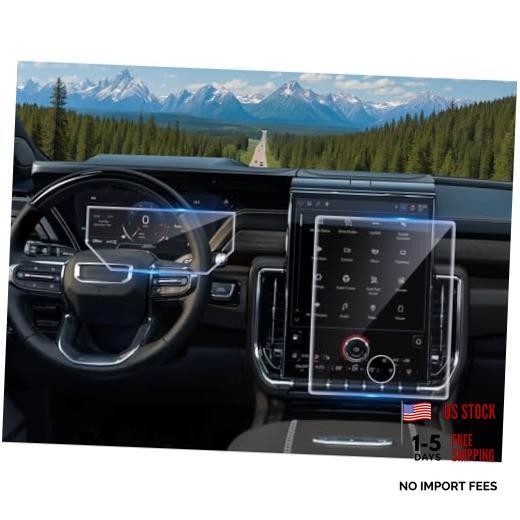 2Pcs Anti Glare Matte for 2025 2026 GMC 2Pcs Anti Glare Matte for 2026 Yukon