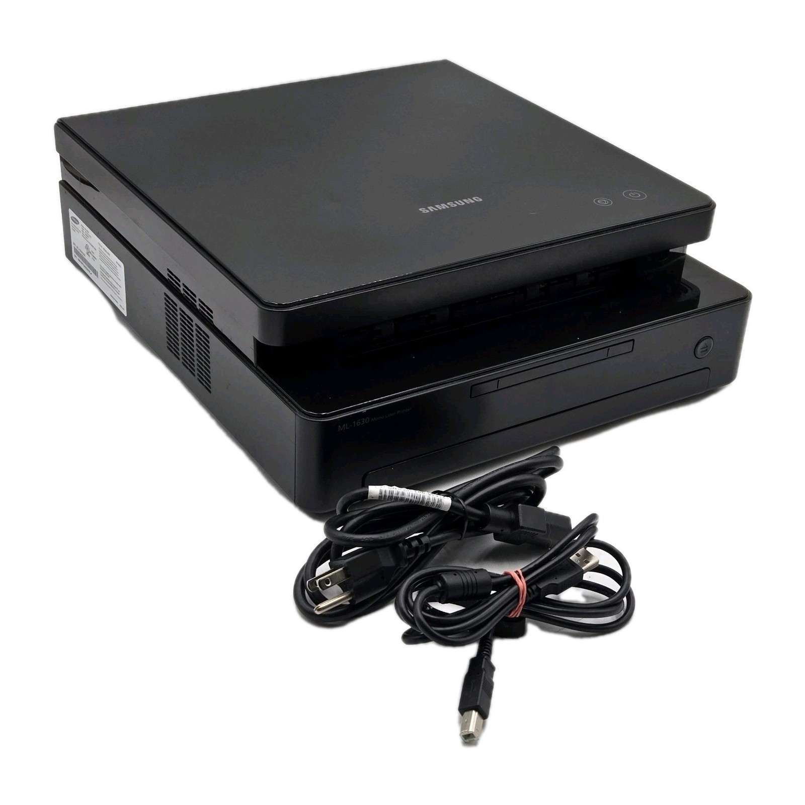 Samsung ML-1630 Ultra Compact, Monochrome Laser Printer w/Cable/Pwer Cord Tested