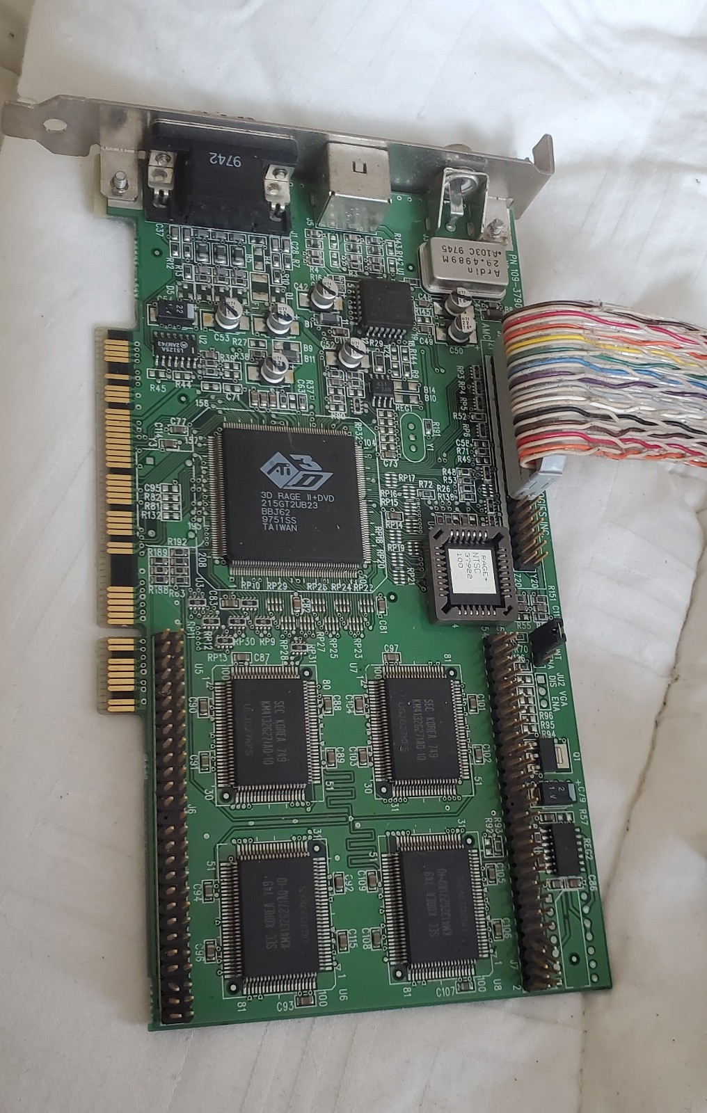 ATI 3D Rage II+ PCI Video Card – P/N 109-37900-10, 1023792910, 1997