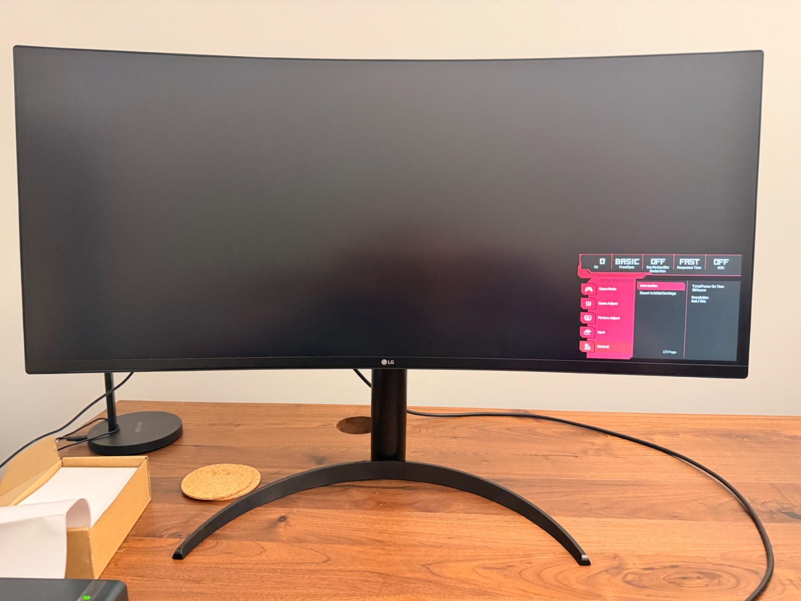 LG UltraWide 34WP65C-B 34'' QHD HDR VA LED Curved Monitor - Tested with Box
