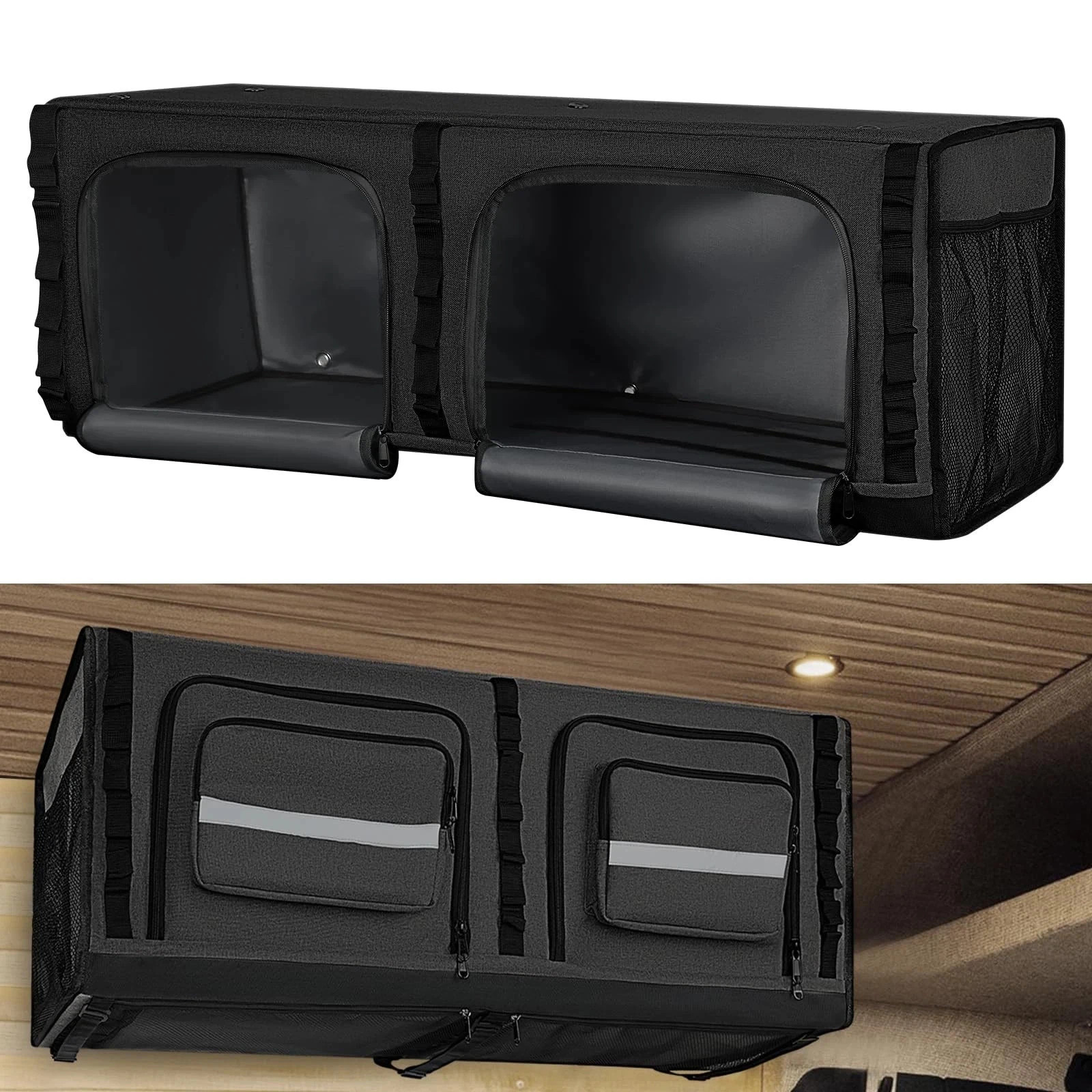 SKYJDM 36" RV Soft Storage Cabinet Organizer for Sprinter Transit Promaster