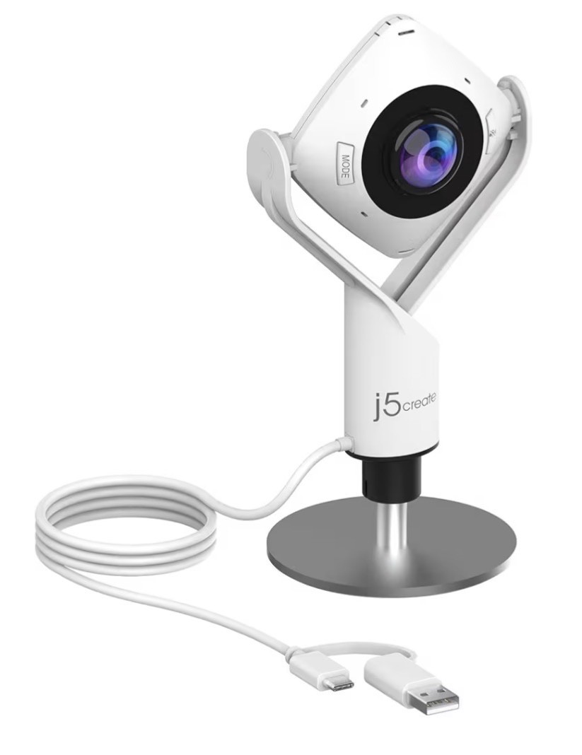 360 Degree All Around Meeting Webcam - 1080P HD Video Conference Camera with Hig