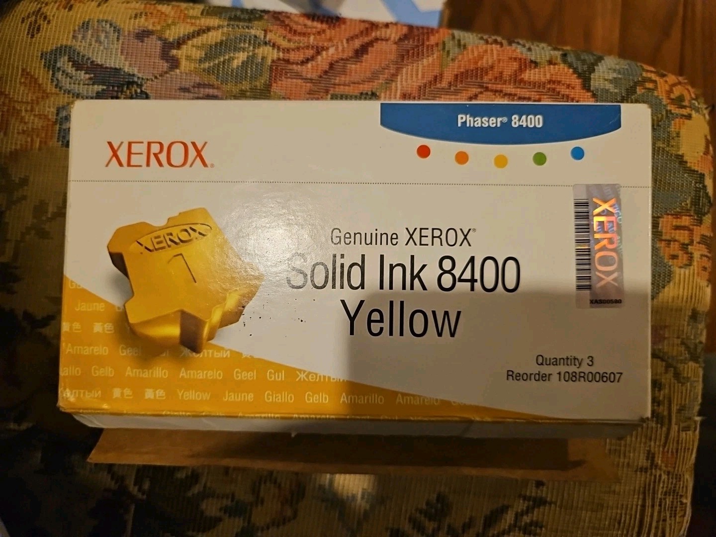  Xerox 8400 Yellow Solid Ink Cartridges In Box Magenta Open.box