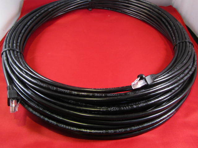 150' Ft  Cat 5e GEL Filled UV Outdoor Direct Burial ethernet Cable.