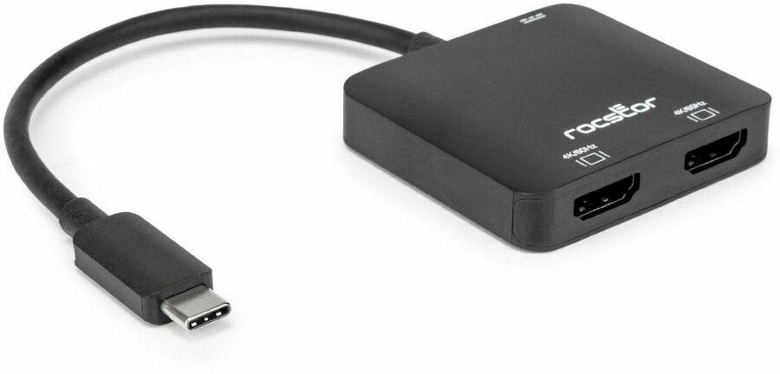 Rocstor - Y10A324-B1 - Rocstor Premium USB-C to Dual HDMI 4K@60Hz, 1x USB-C