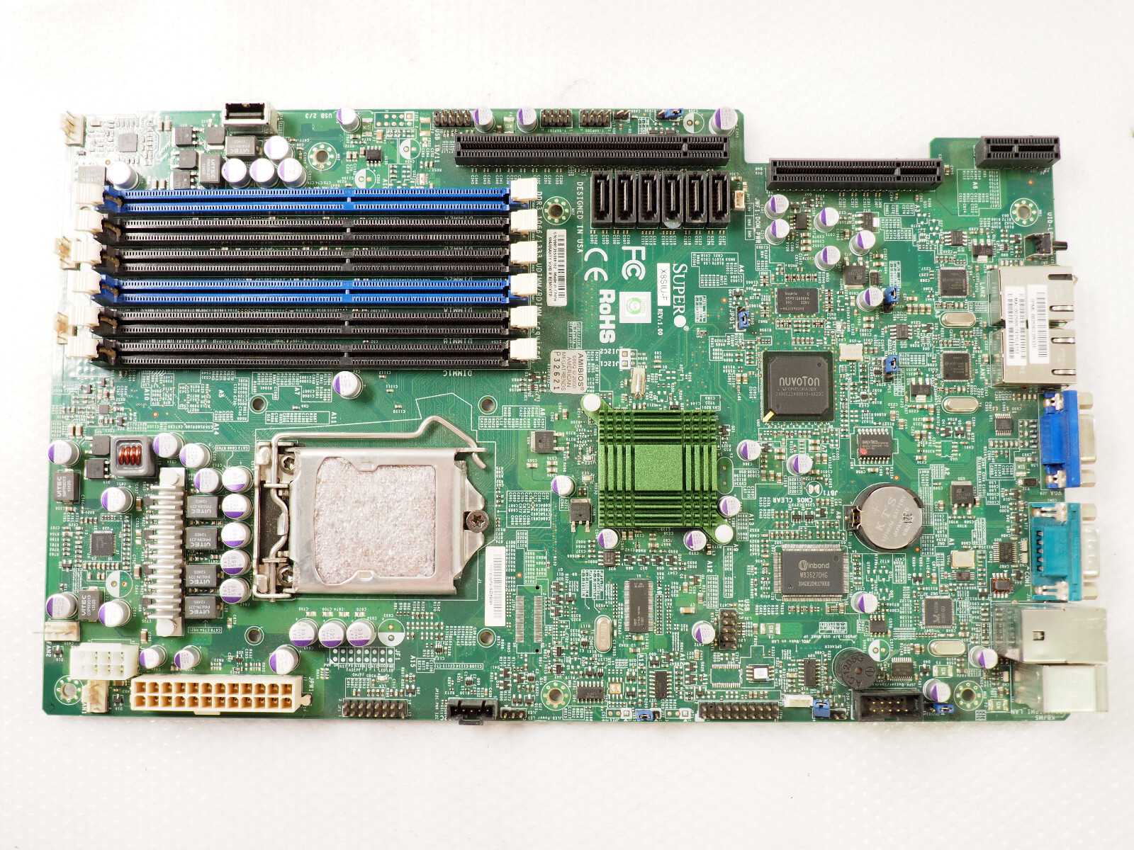 SuperMicro X8SIU-F LGA1156 Server Motherboard No CPU RAM