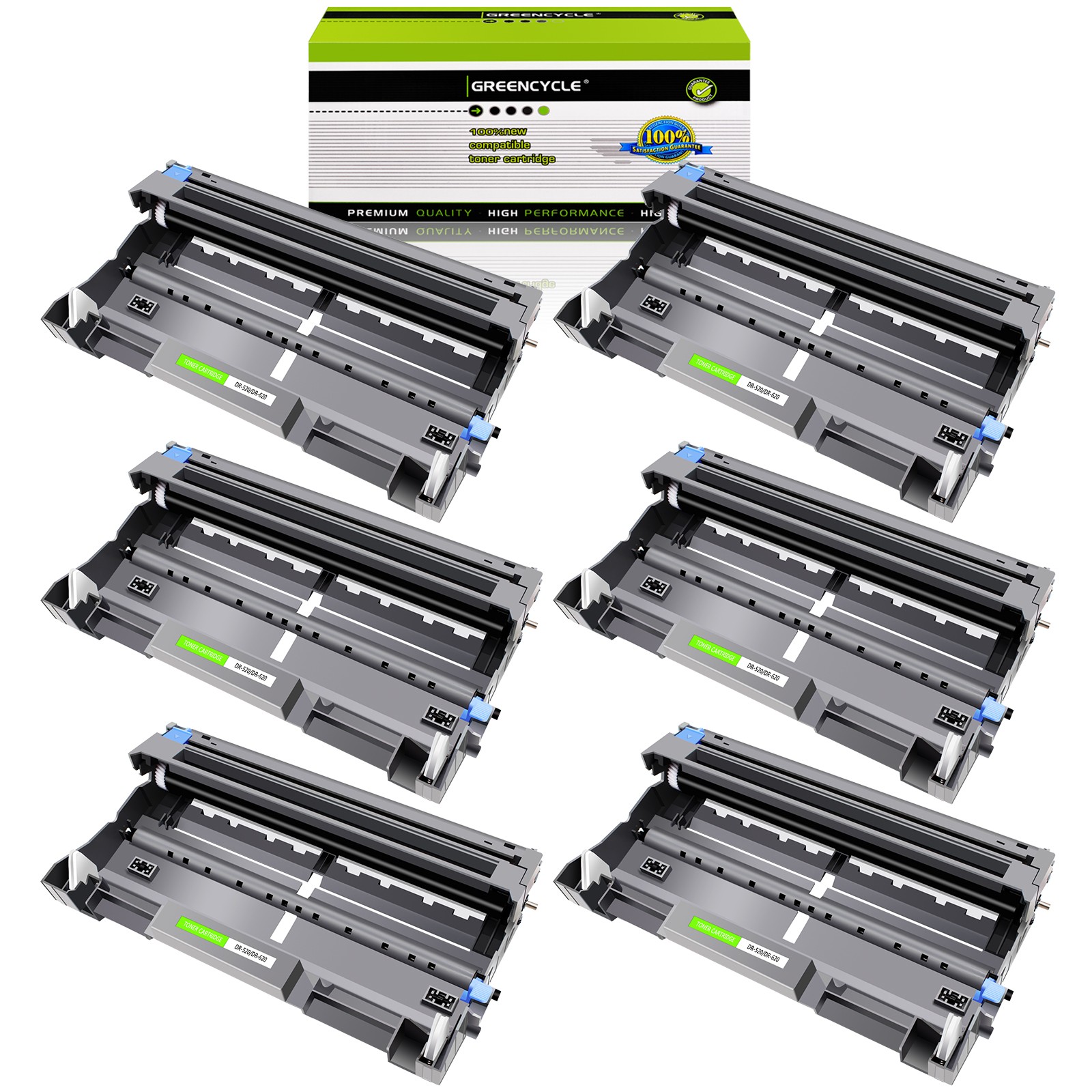 6PK DR520 Drum Fit for Brother DR-520 HL-5240LT 5250DN 5250DNHY 5250DNLT 5250DNT