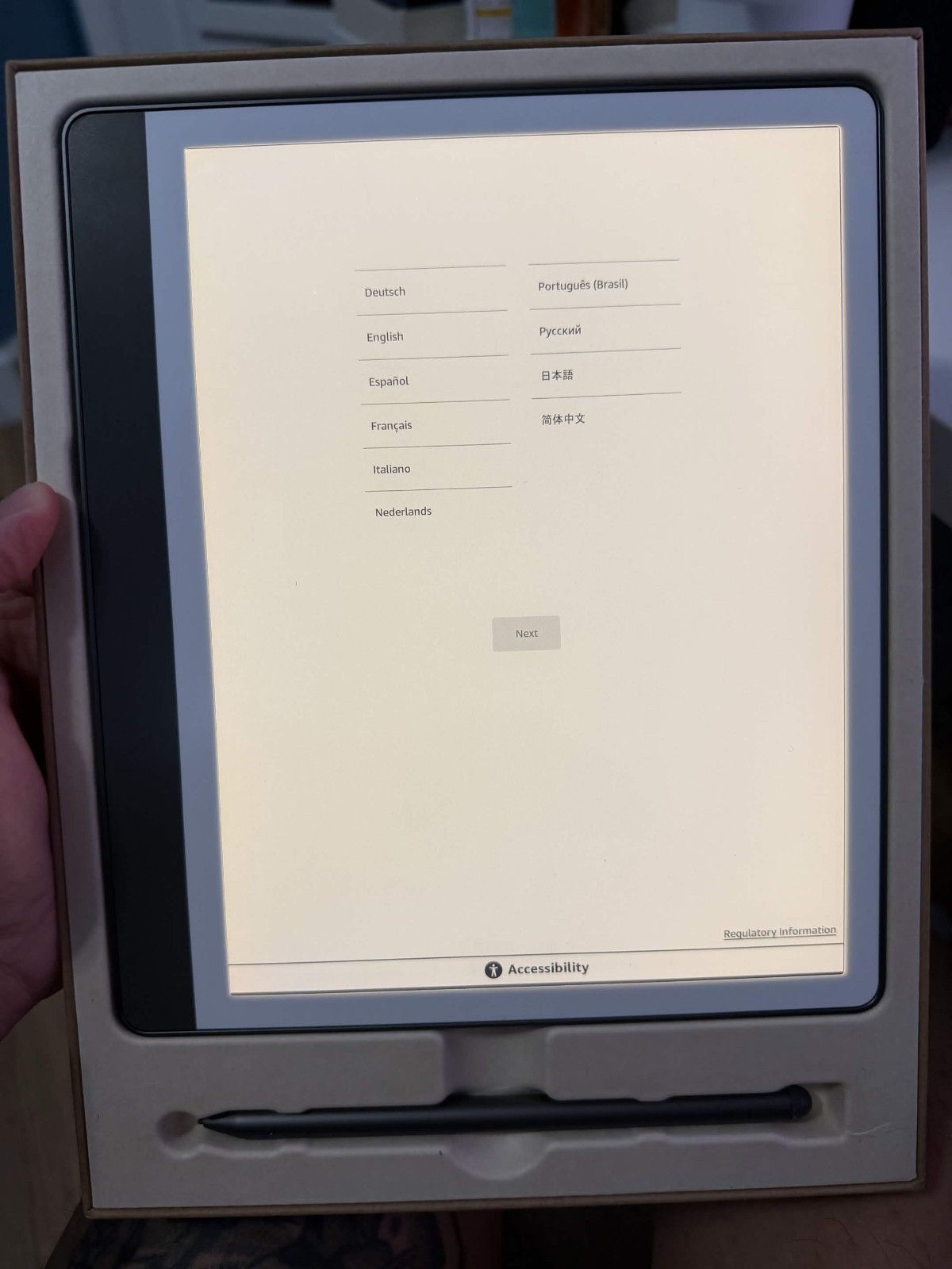Amazon Kindle Scribe (1st Generation) 32GB, 10.2" Bundle w/ Folio Case