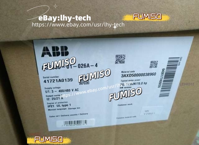 NEW ABB ACS580-01-026A-4/11KW Ship &lhy