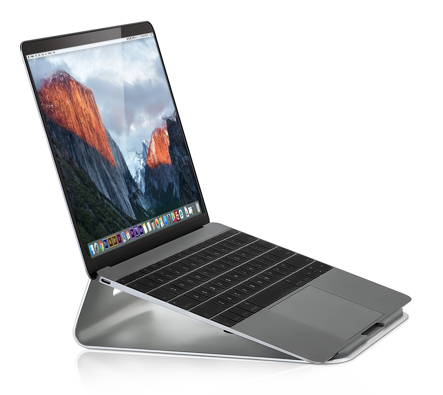 Mount-It Tilted Laptop Riser for MacBook and iPad - Ergonomic Laptop and Wed...
