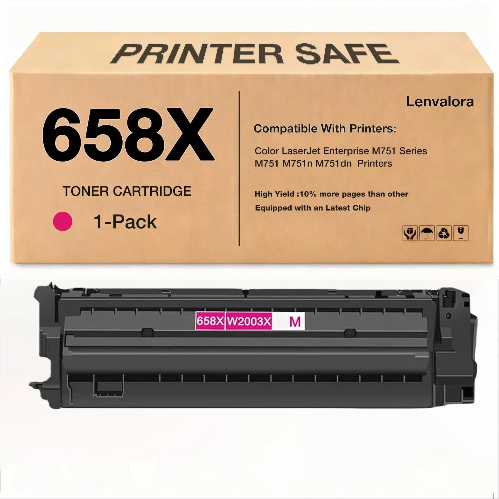 658X Toner Cartridges W2003X Replacement for HP 658X W2003X 658A W2003A Toner