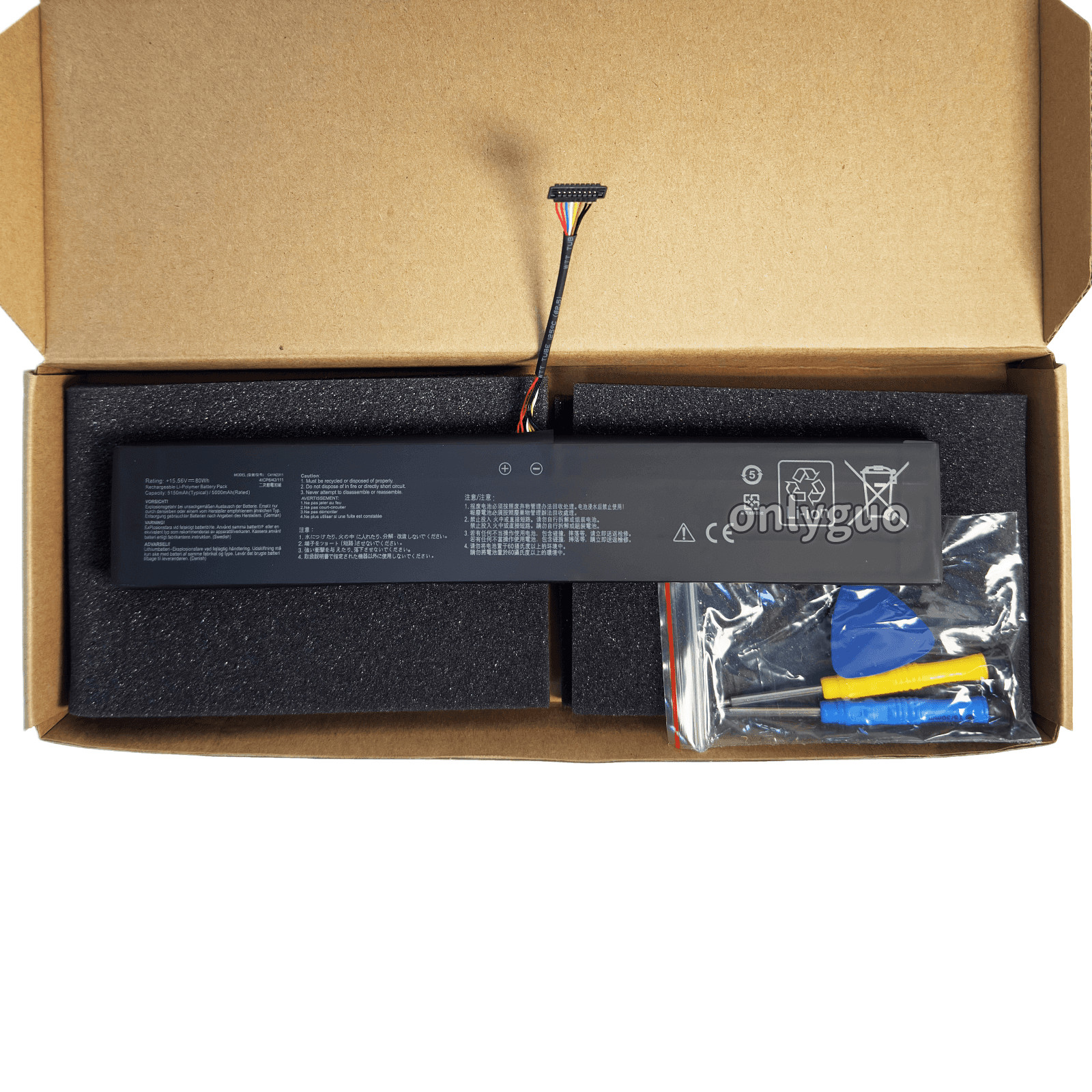 C41N2311 New Battery For Asus Rog Ally X RC72LA Ally 2nd Handheld Game player Pc