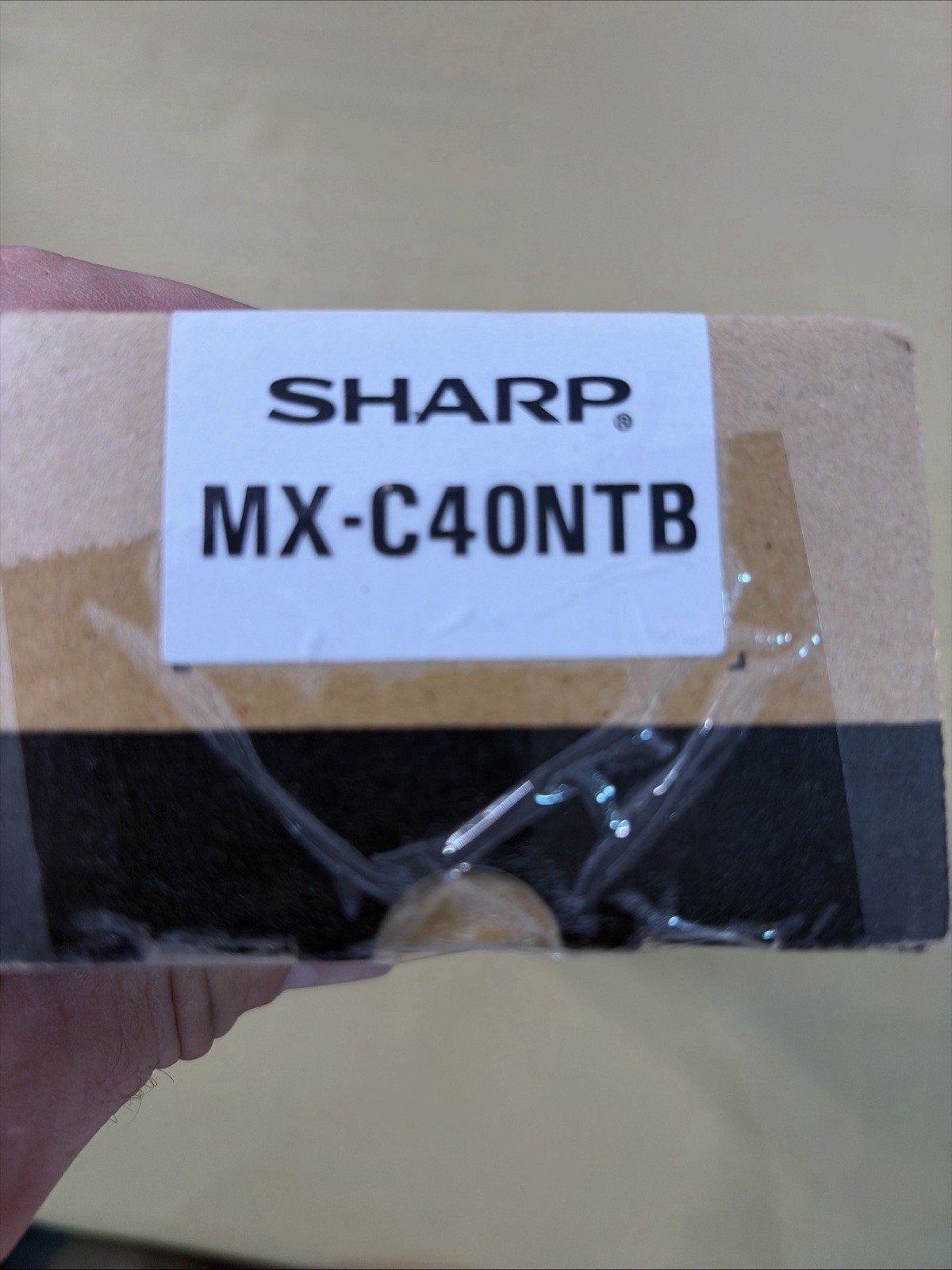 Sharp MX-C40NTB Black Standard Black Toner Cartridge Genuine open box