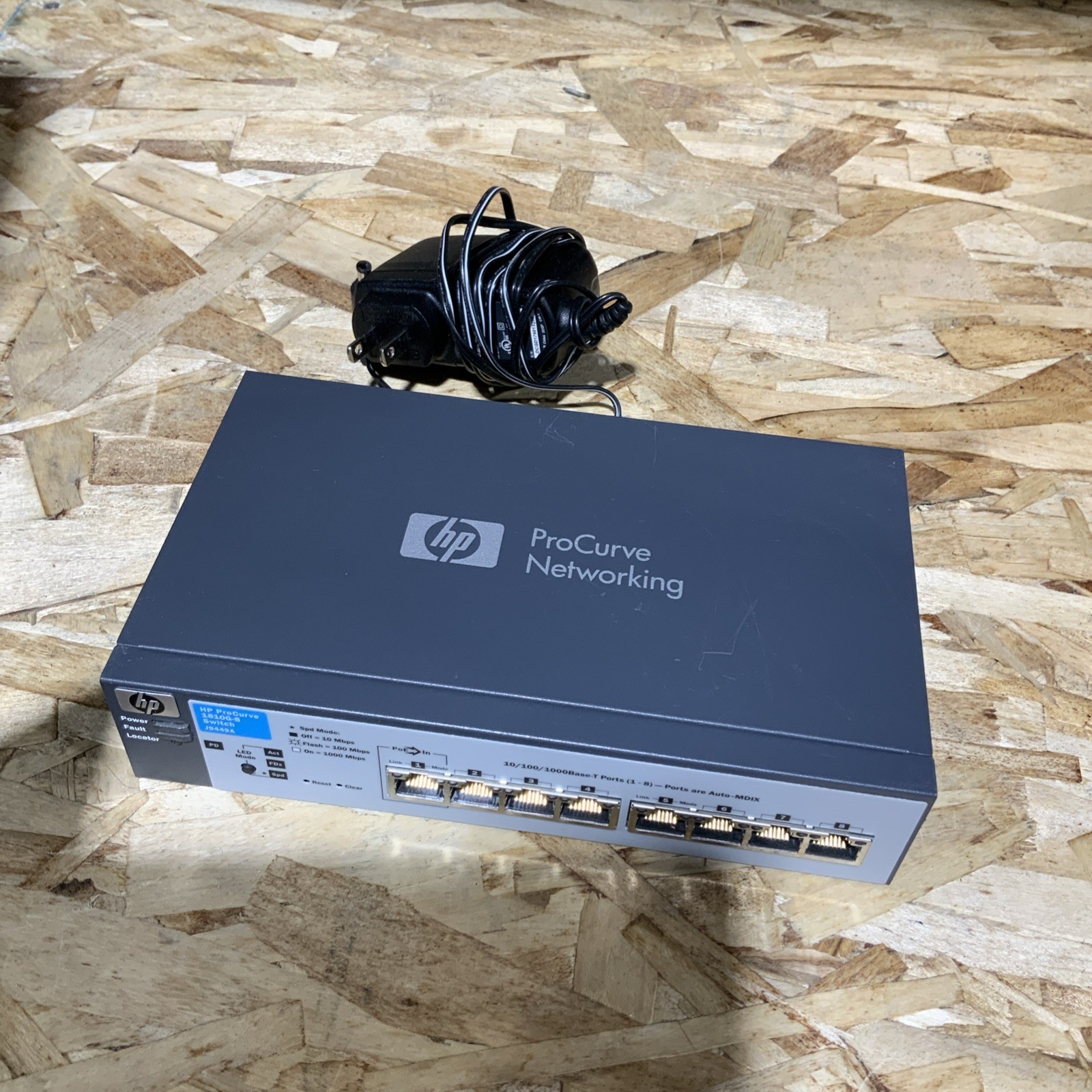 HP ProCurve 1810G-8 (J9449A) 8-Port Managed Switch with Power Supply
