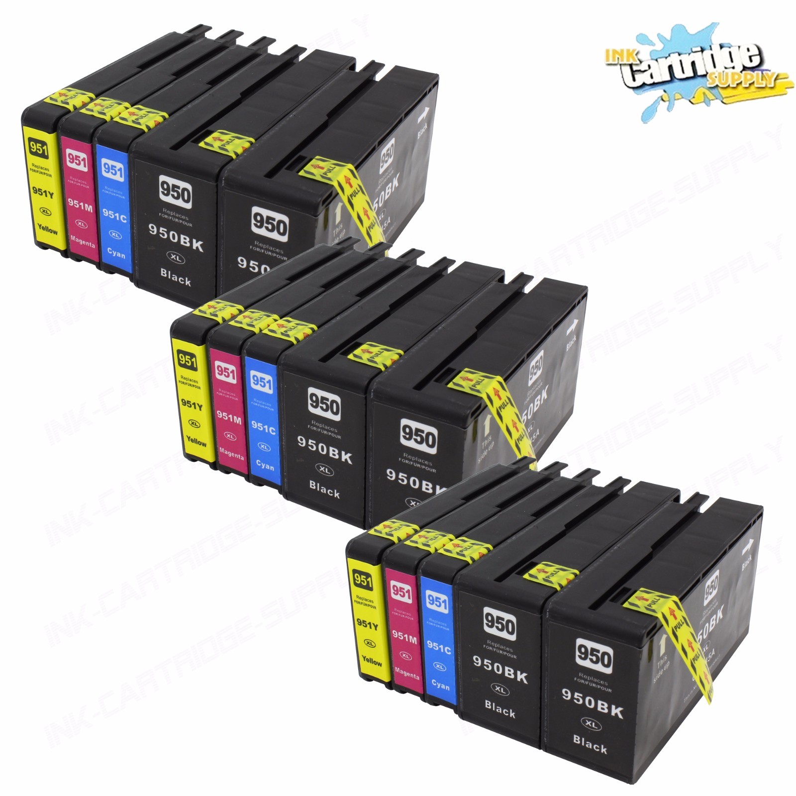 15PK 950XL 951XL High Yield Ink For HP OfficeJet Pro 8100 8600 8610 8625 8630