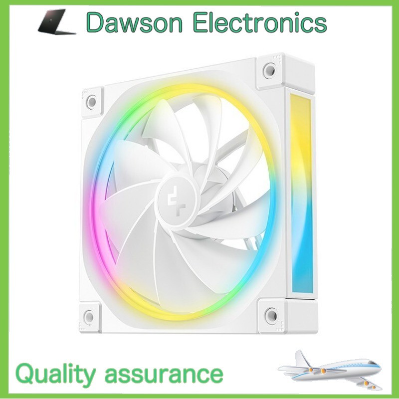 New DeepCool FL12R White 120mm Unique Addressable RGB Reverse Fan  Fast Shipping