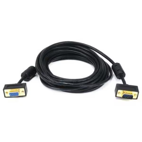 Monoprice A/V Cable, Ultra Slim SVGA M/F,15Ft 6372 Monoprice 6372 844660063728