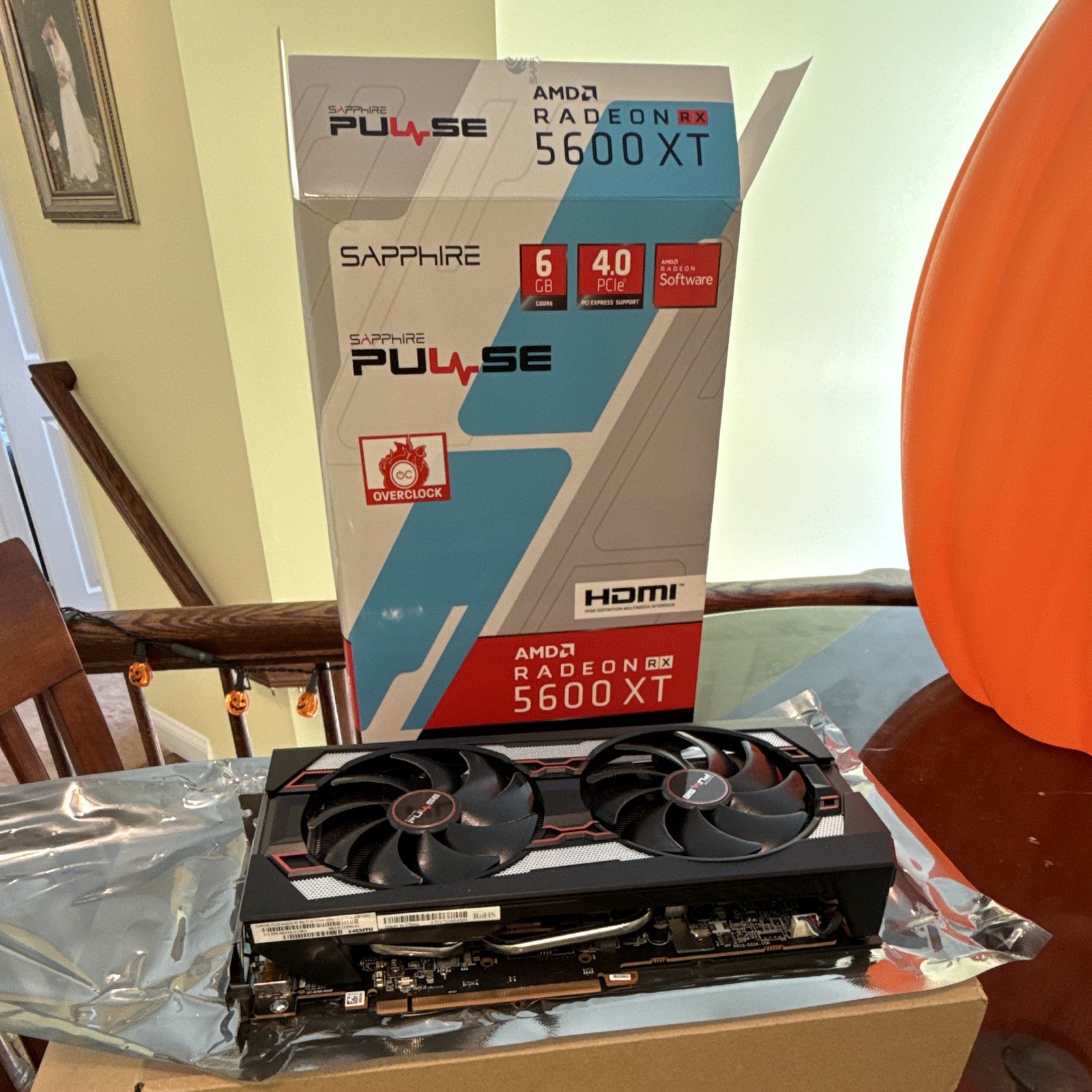 SAPPHIRE PULSE AMD Radeon RX 5600 XT 6GB Graphics Card Fan/Heatsink