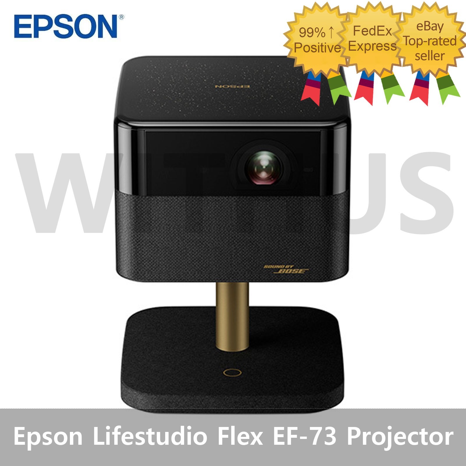 EPSON Lifestudio Flex EF-73 4K PRO-UHD Smart Projector 1000L Bose Google TV