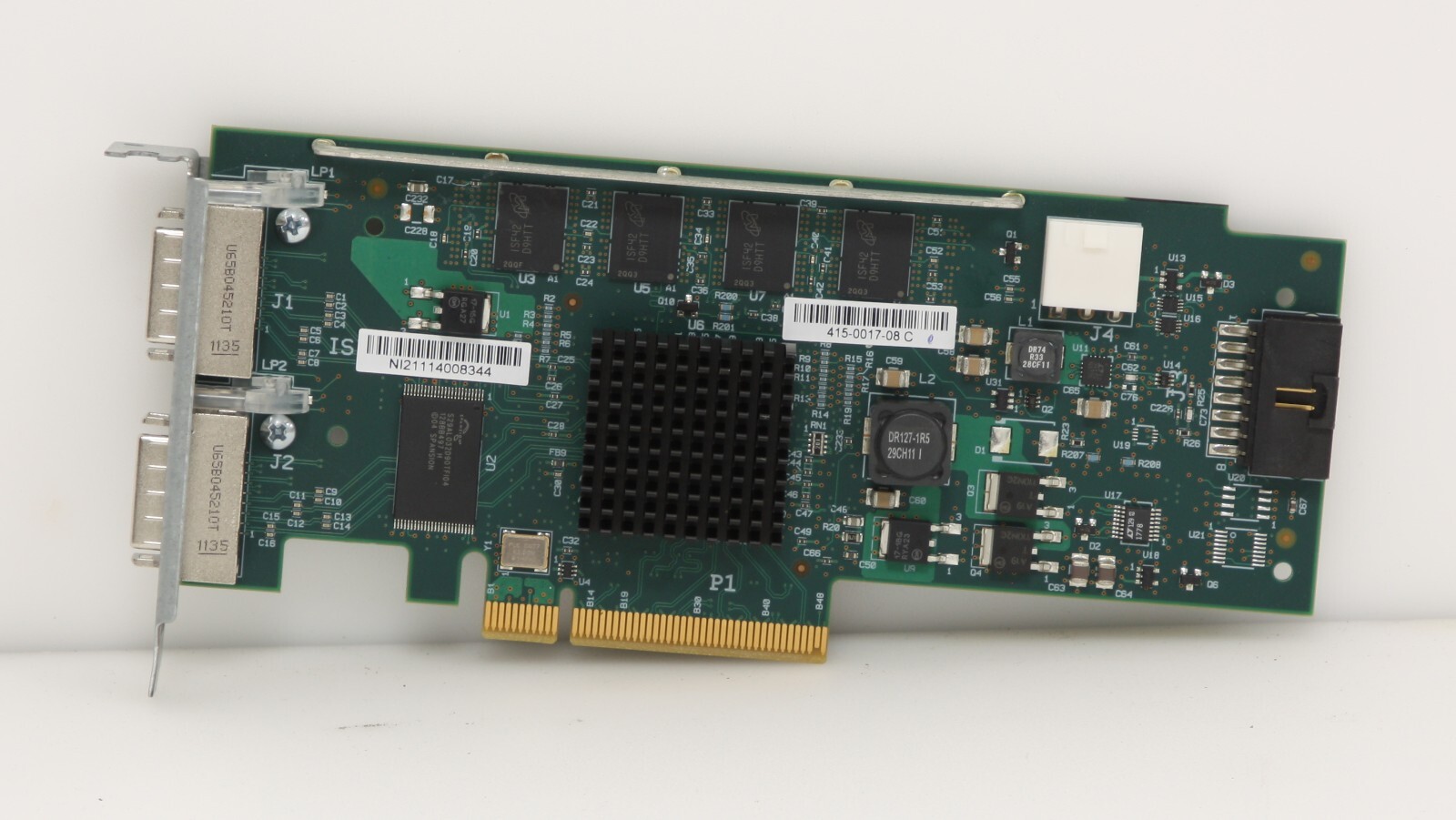 Infiniband EMC 403-0090-01 415-0017-08 C Dual Port PCIe Controller Low Bracket.
